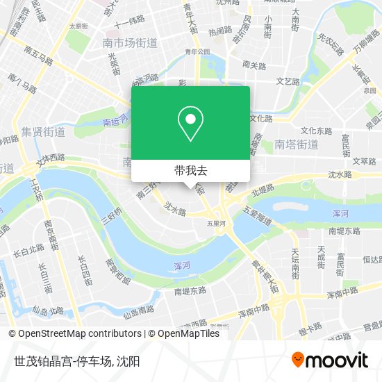 世茂铂晶宫-停车场地图