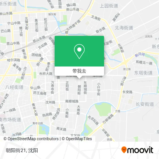 朝阳街21地图
