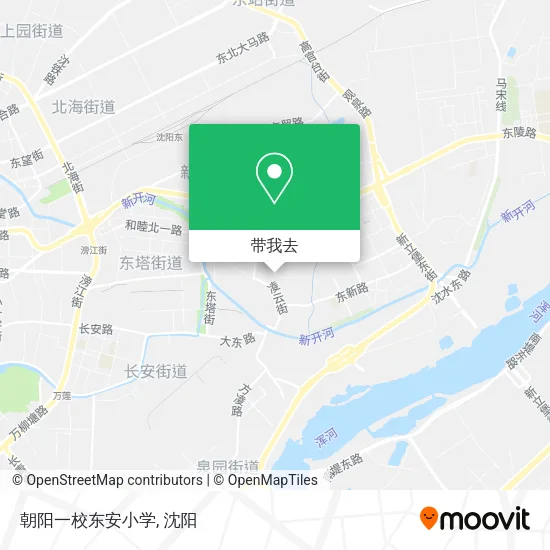 朝阳一校东安小学地图