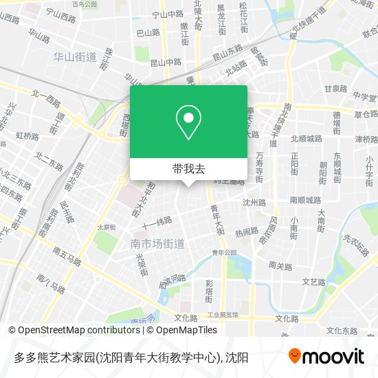 多多熊艺术家园(沈阳青年大街教学中心)地图