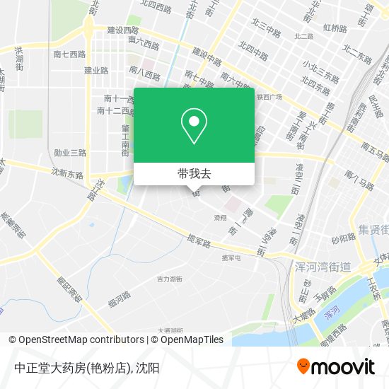 中正堂大药房(艳粉店)地图