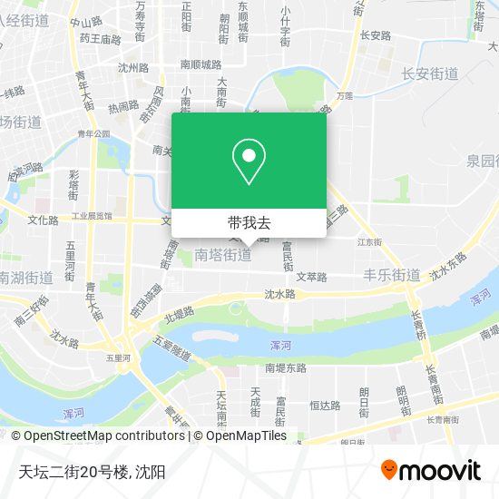 天坛二街20号楼地图