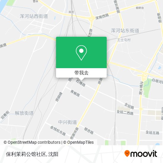 保利茉莉公馆社区地图