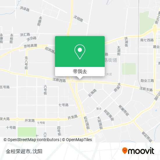 金桂荣超市地图