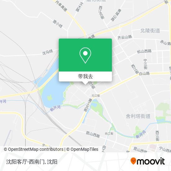 沈阳客厅-西南门地图