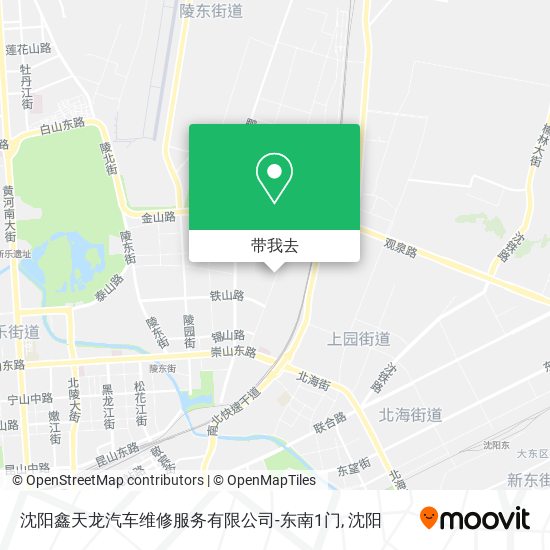沈阳鑫天龙汽车维修服务有限公司-东南1门地图