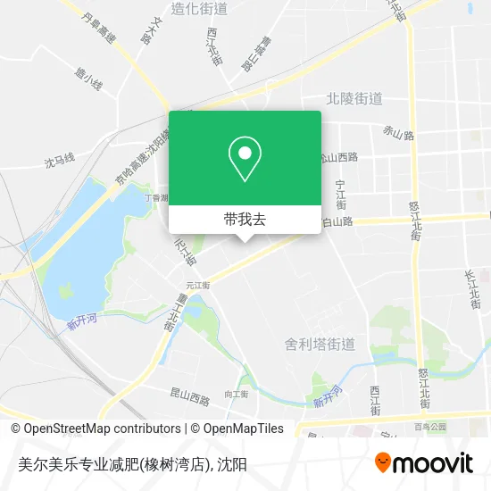 美尔美乐专业减肥(橡树湾店)地图