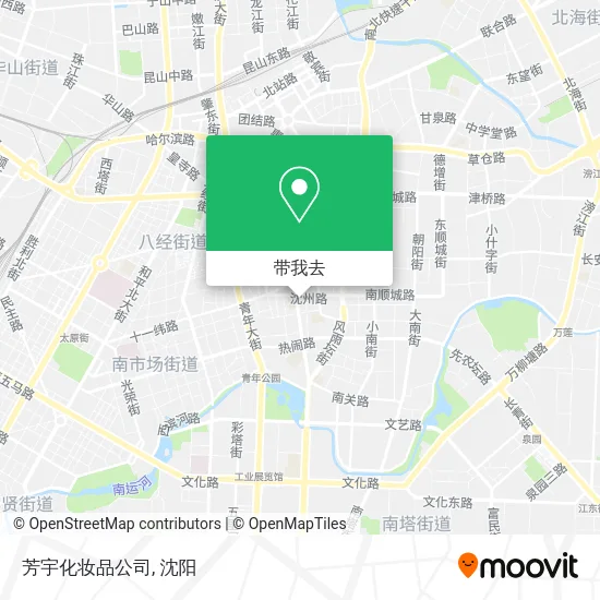芳宇化妆品公司地图