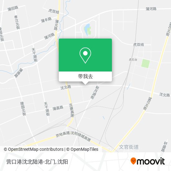 营口港沈北陆港-北门地图