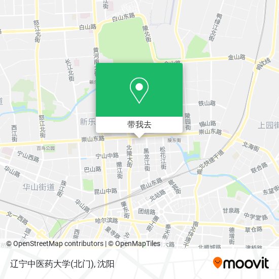 辽宁中医药大学(北门)地图