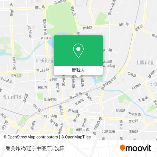 香美炸鸡(辽宁中医店)地图