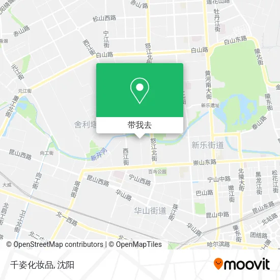 千姿化妆品地图