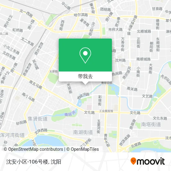 沈安小区-106号楼地图