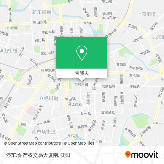 停车场-产权交易大厦南地图