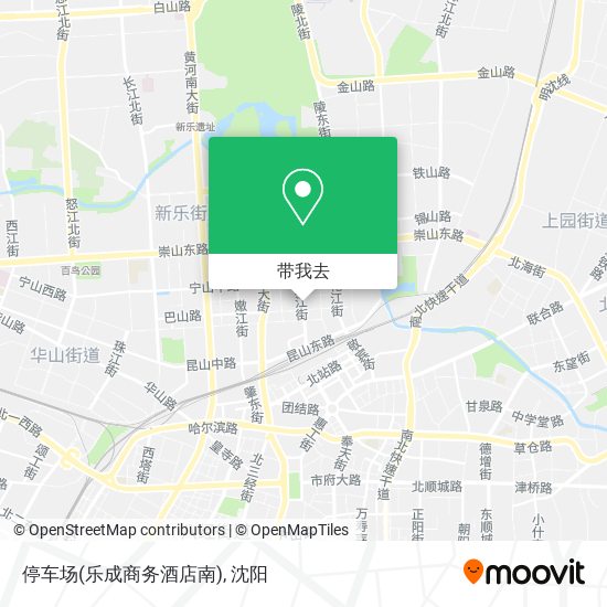 停车场(乐成商务酒店南)地图