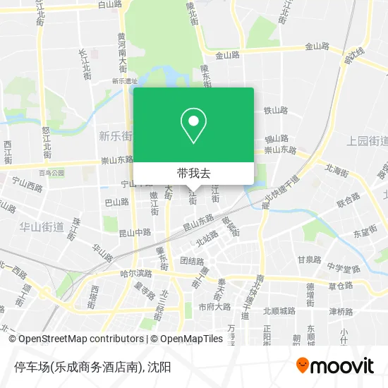 停车场(乐成商务酒店南)地图