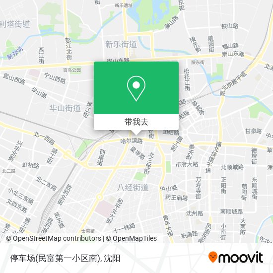 停车场(民富第一小区南)地图