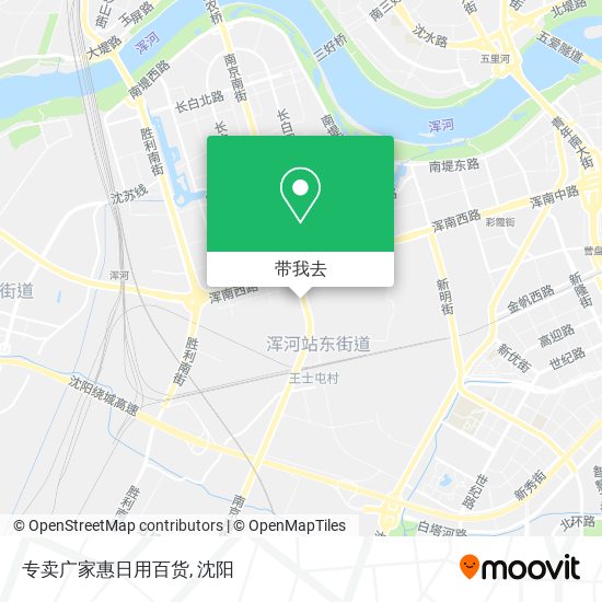 专卖广家惠日用百货地图