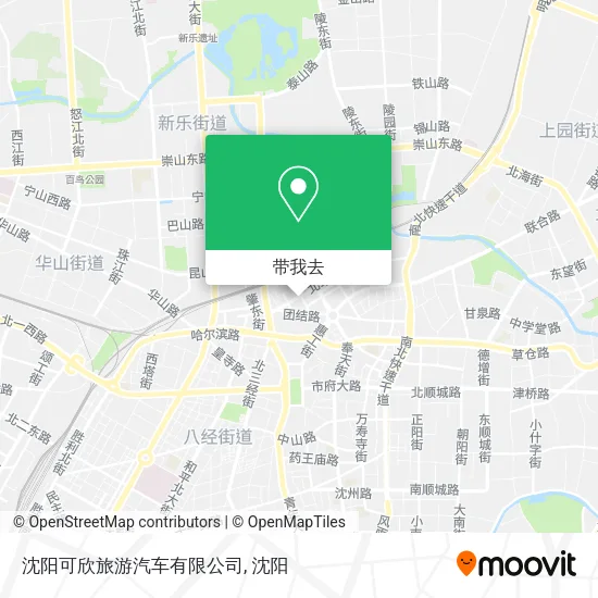 沈阳可欣旅游汽车有限公司地图
