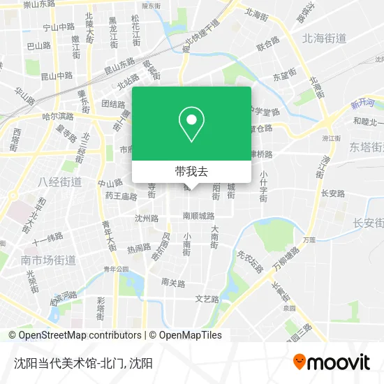 沈阳当代美术馆-北门地图