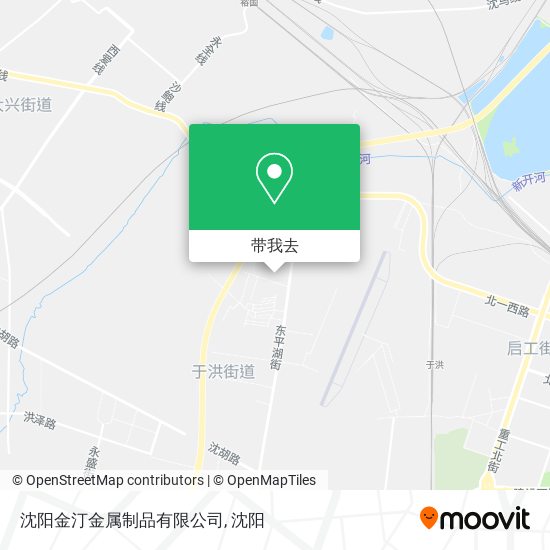 沈阳金汀金属制品有限公司地图
