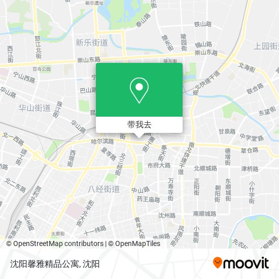 沈阳馨雅精品公寓地图