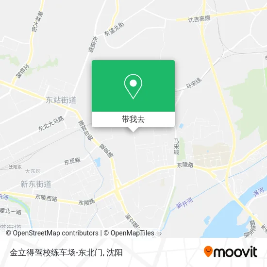 金立得驾校练车场-东北门地图