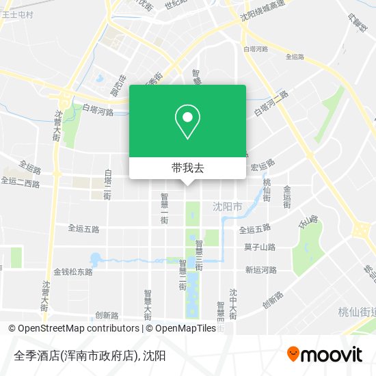 全季酒店(浑南市政府店)地图