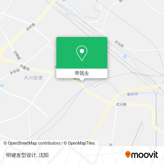 明键发型设计地图
