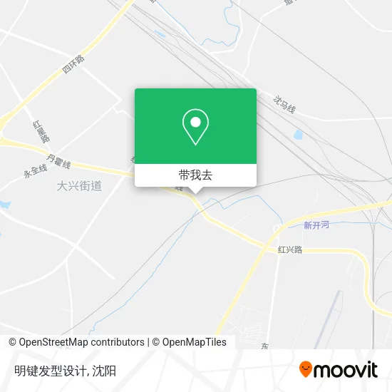 明键发型设计地图