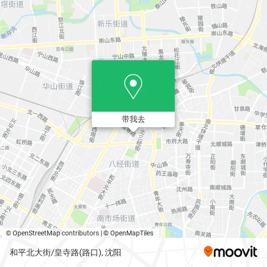 和平北大街/皇寺路(路口)地图