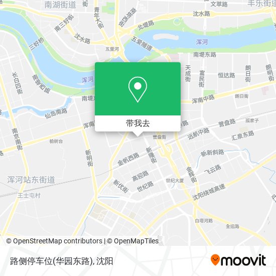 路侧停车位(华园东路)地图