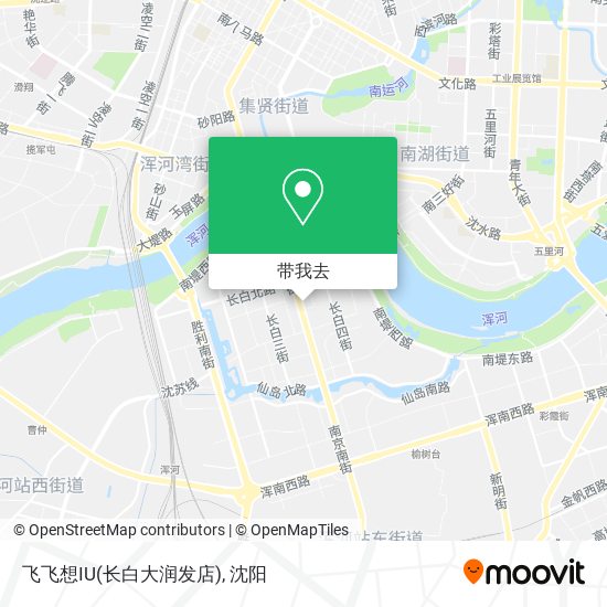 飞飞想IU(长白大润发店)地图