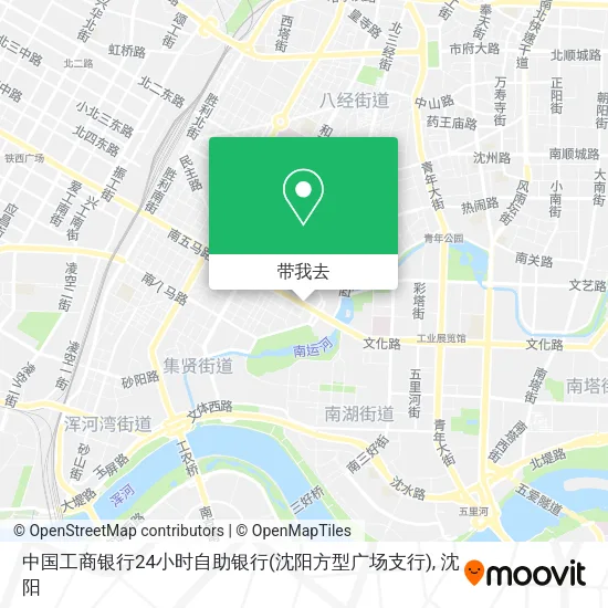 中国工商银行24小时自助银行(沈阳方型广场支行)地图