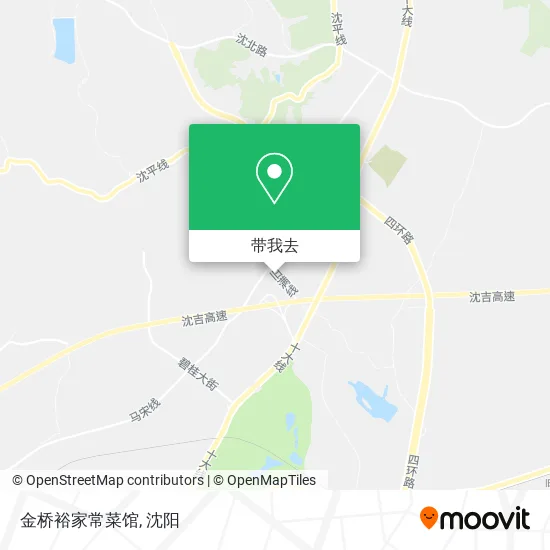 金桥裕家常菜馆地图