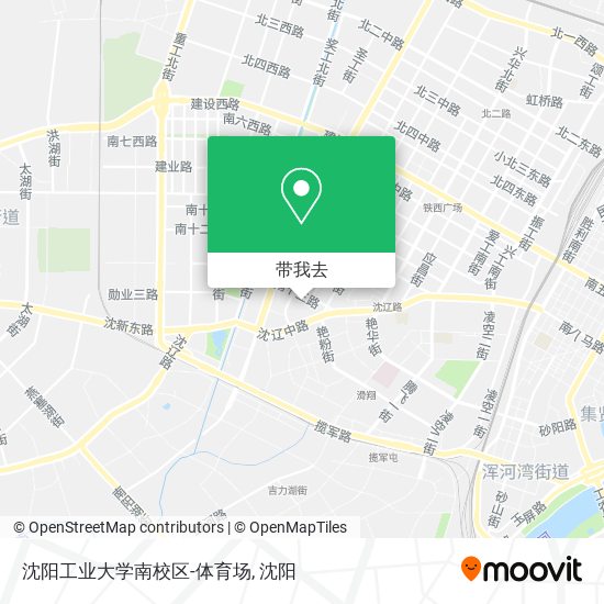 沈阳工业大学南校区-体育场地图