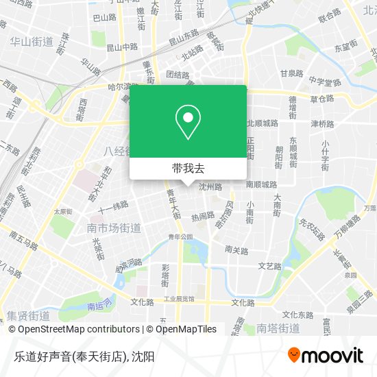 乐道好声音(奉天街店)地图