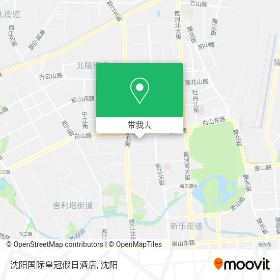 沈阳国际皇冠假日酒店地图