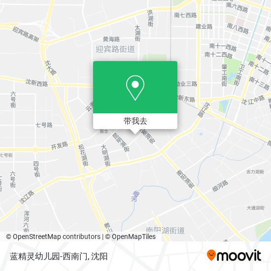 蓝精灵幼儿园-西南门地图