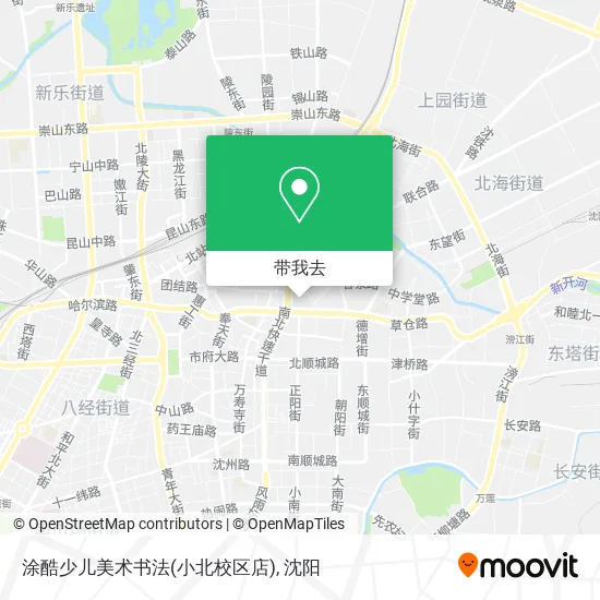 涂酷少儿美术书法(小北校区店)地图