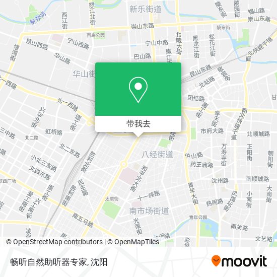 畅听自然助听器专家地图