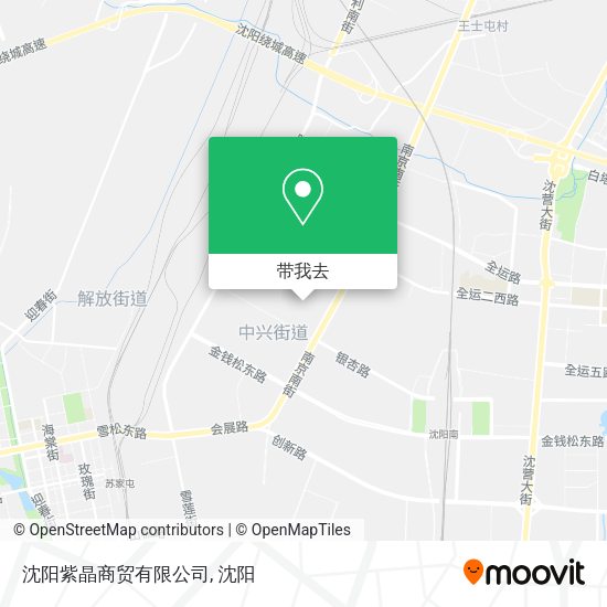 沈阳紫晶商贸有限公司地图
