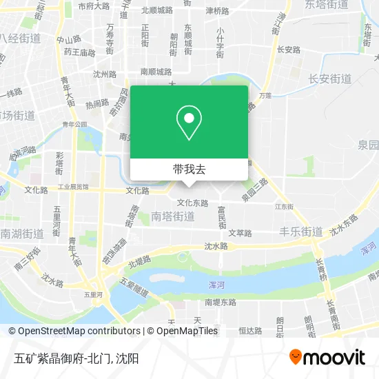 五矿紫晶御府-北门地图