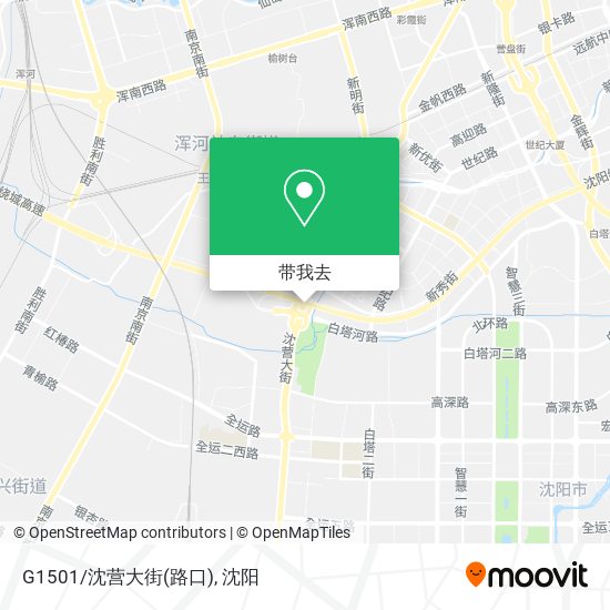 G1501/沈营大街(路口)地图