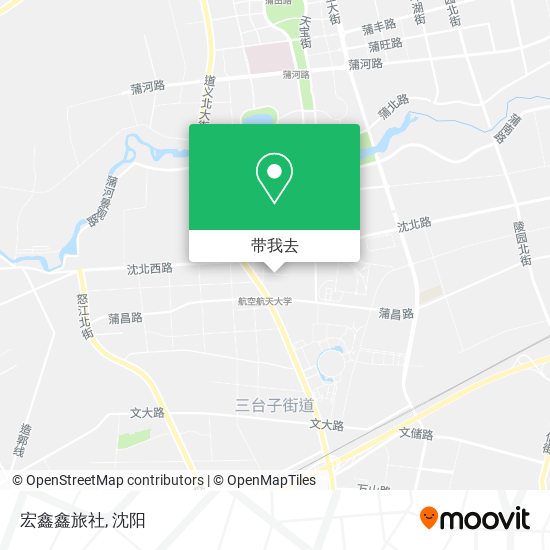 宏鑫鑫旅社地图