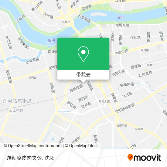 迦勒凉皮肉夹馍地图