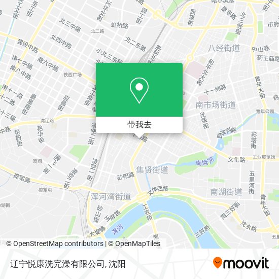 辽宁悦康洗完澡有限公司地图