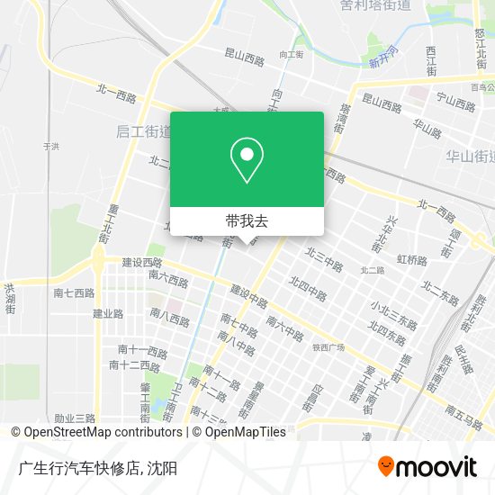 广生行汽车快修店地图