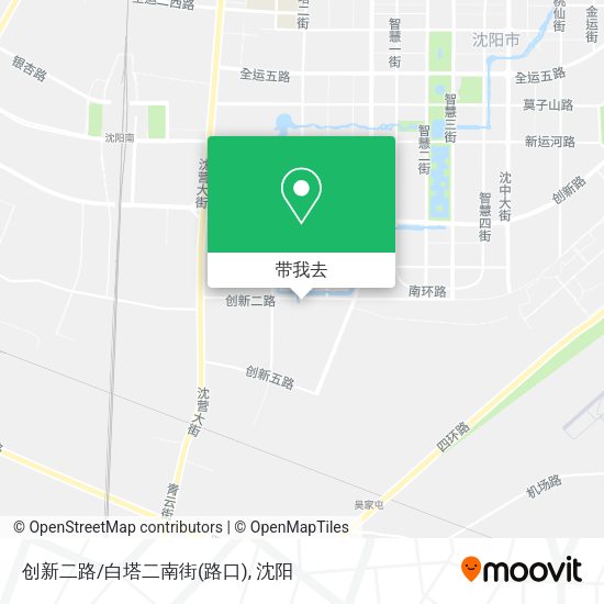 创新二路/白塔二南街(路口)地图