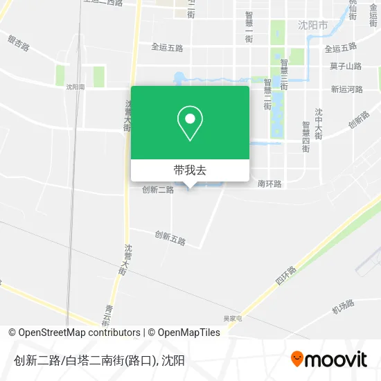 创新二路/白塔二南街(路口)地图